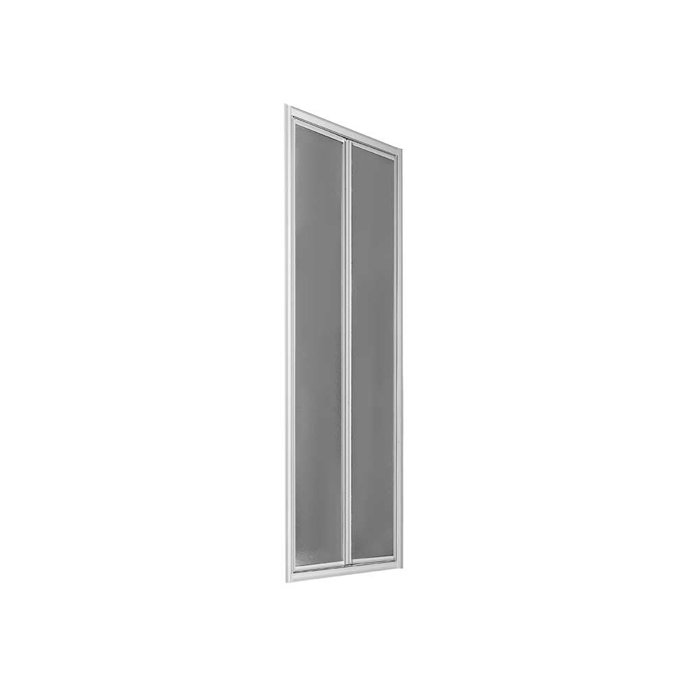 PORTA DOCCIA A 2 ANTE BATTENTI SMERALDA VETRO TRASPARENTE Sp.3 mm PROFILO CROMO