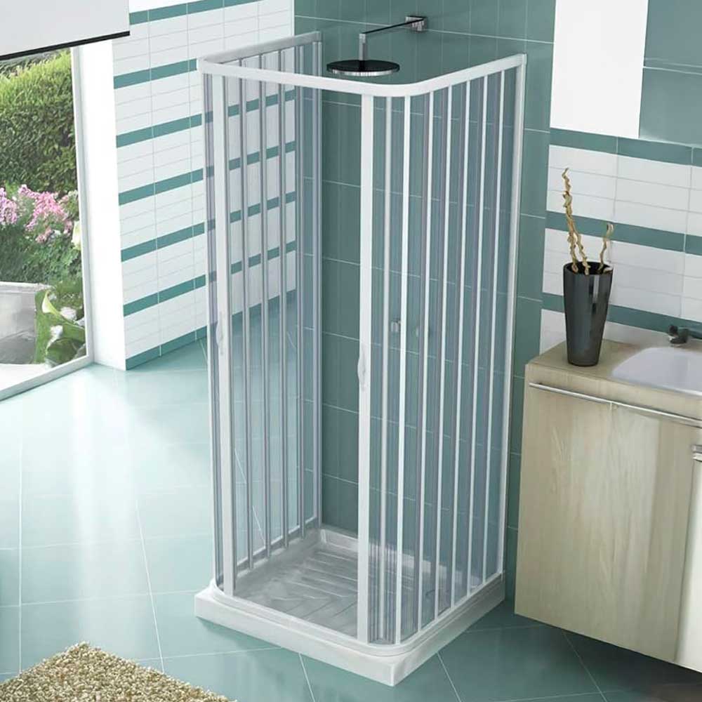 BOX DOCCIA 3 LATI A SOFFIETTO IN PVC