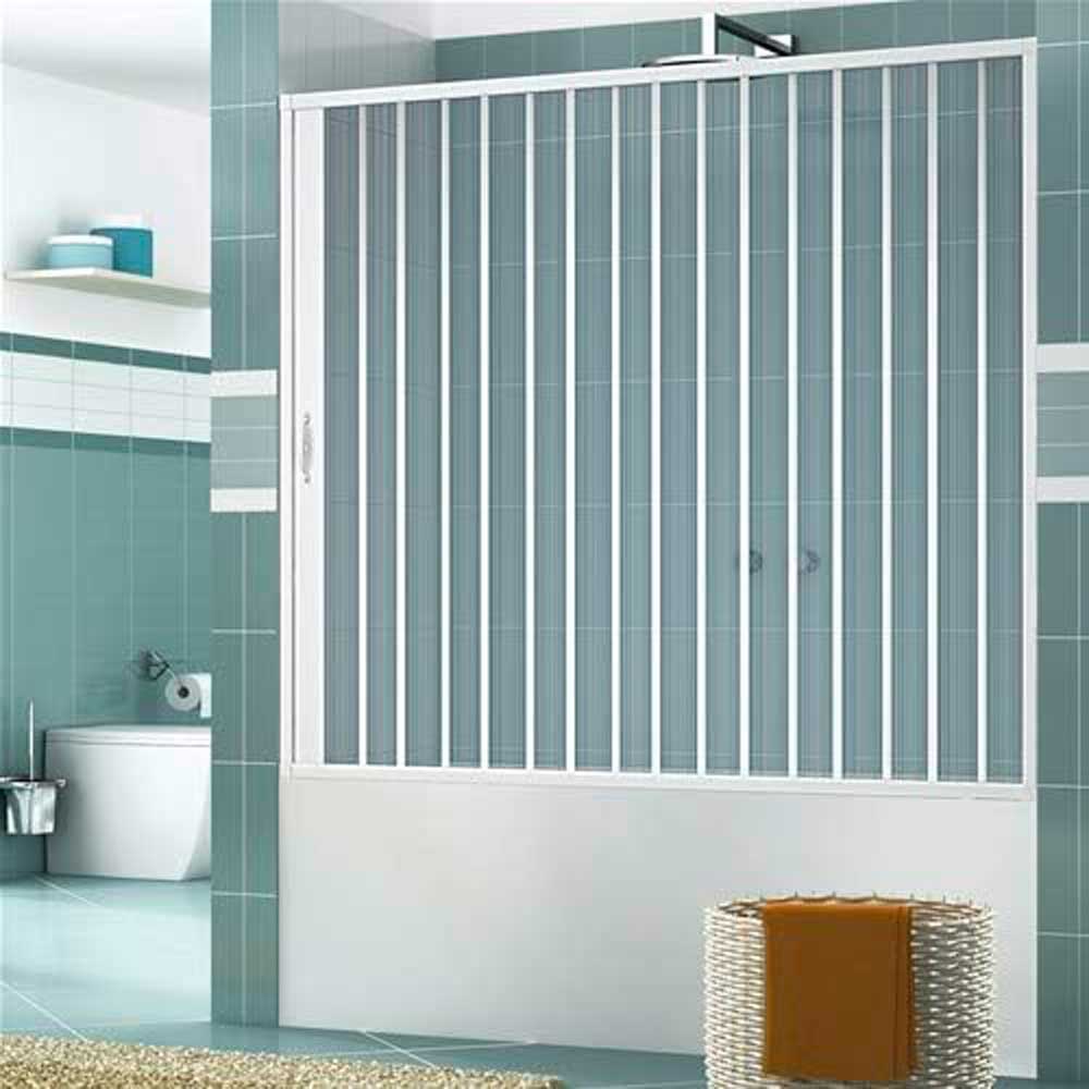 BOX SOPRAVASCA A 1 LATO H.150 A SOFFIETTO IN PVC