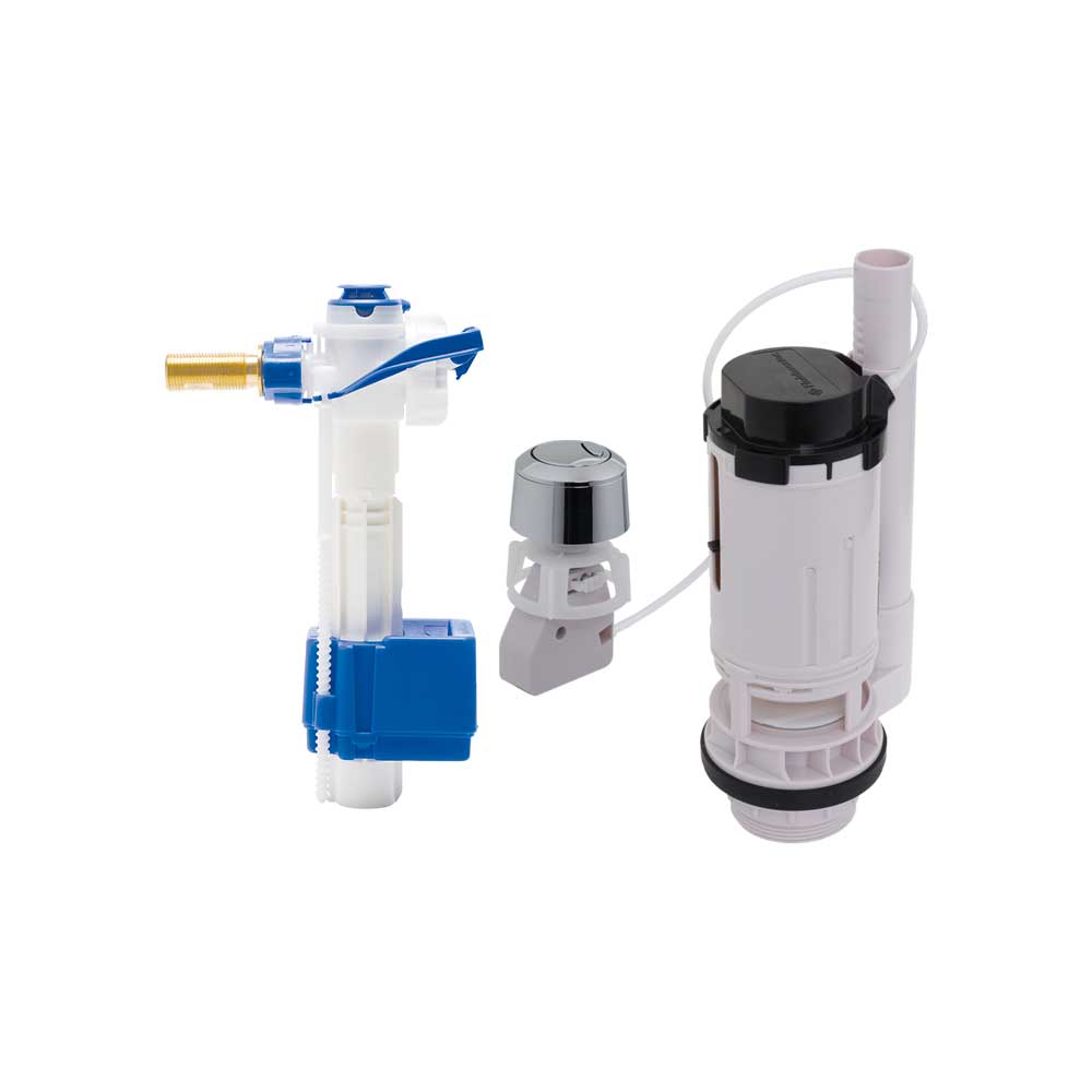 KIT VALVOLA DI RIEMPIMENTO 747 + VALVOLA DI SCARICO 550 PER MONOBLOCCO