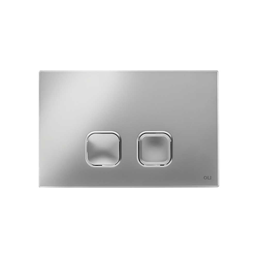 PLACCA DI COMANDO PLAIN DUAL OLI CROMO LUCIDO