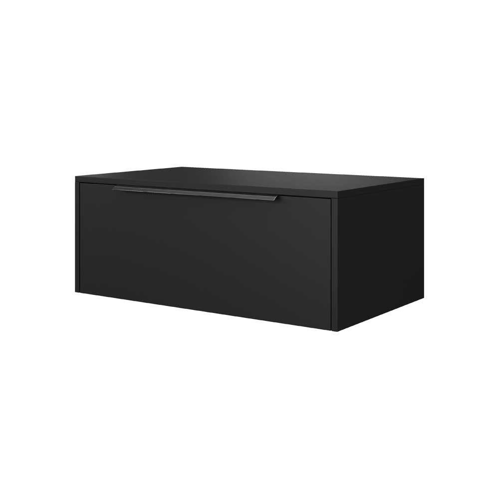 Cassetto Sospeso Con Top Iconica Nero Opaco