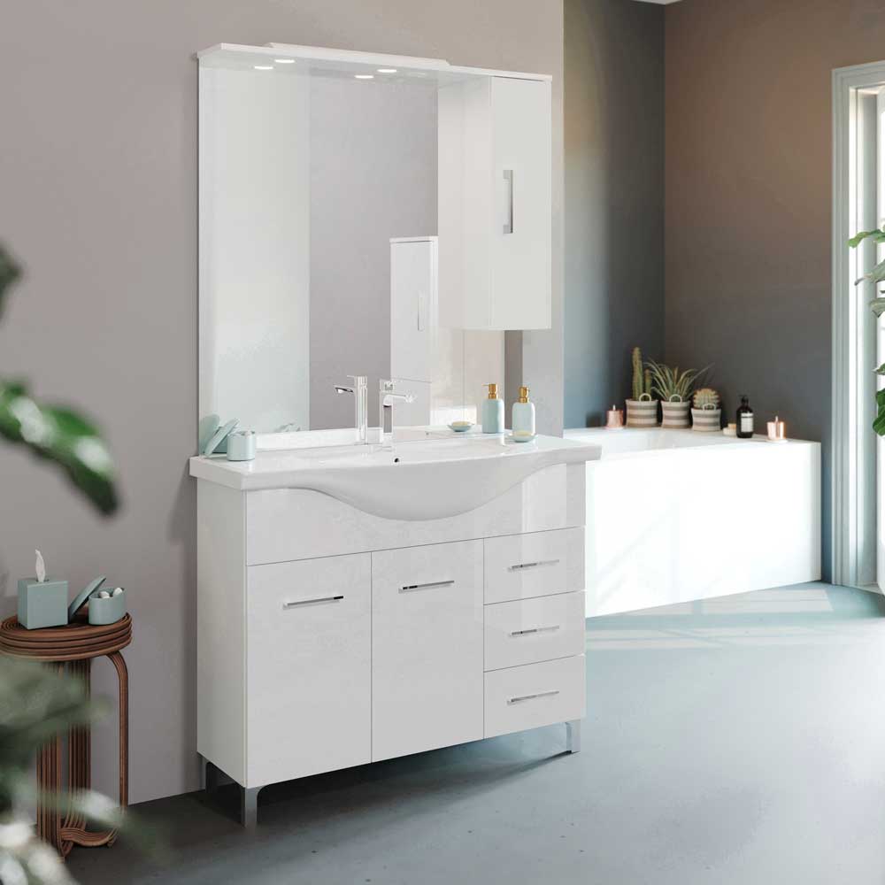COMPOSIZIONE MOBILE DA BAGNO BETA105