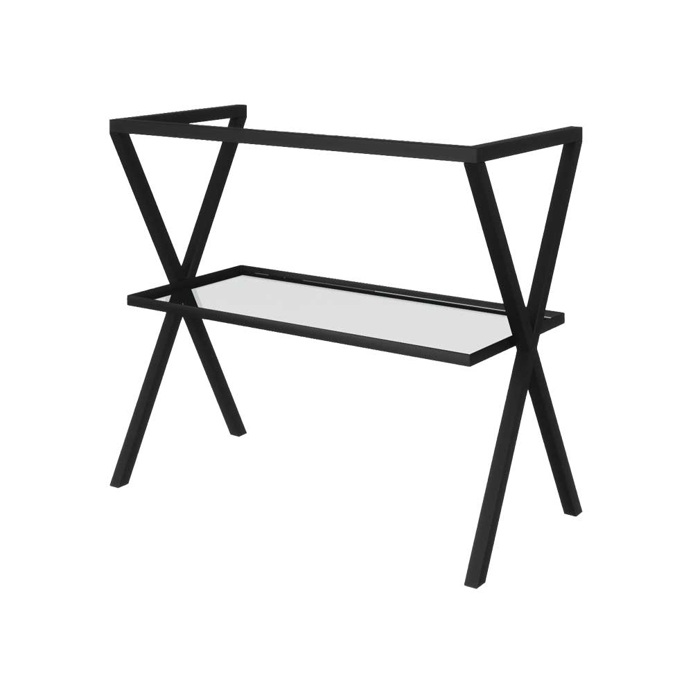 CAVALLETTO METALLICO NERO OPACO