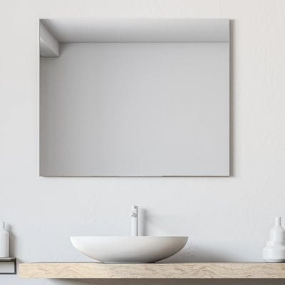 Specchio Da Bagno Quadrato Filo Lucido