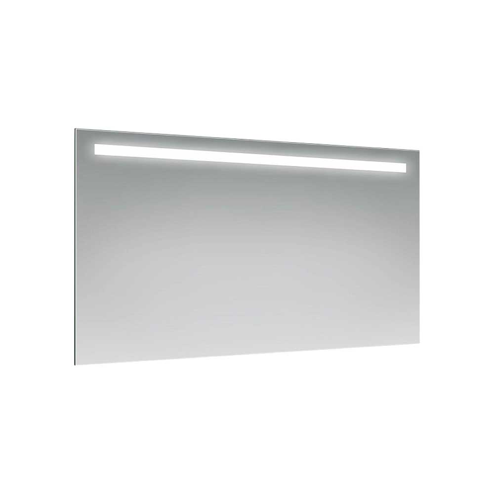 SPECCHIO RETTANGOLARE FILO LUCIDO CON FASCIA A LED SUPERIORE