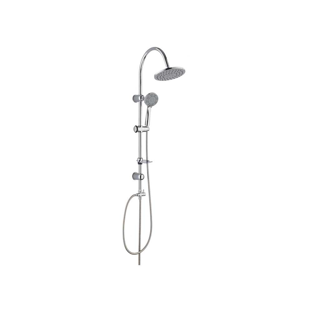 SET COLONNA DOCCIA MONOGETTO SMART TONDA CROMO