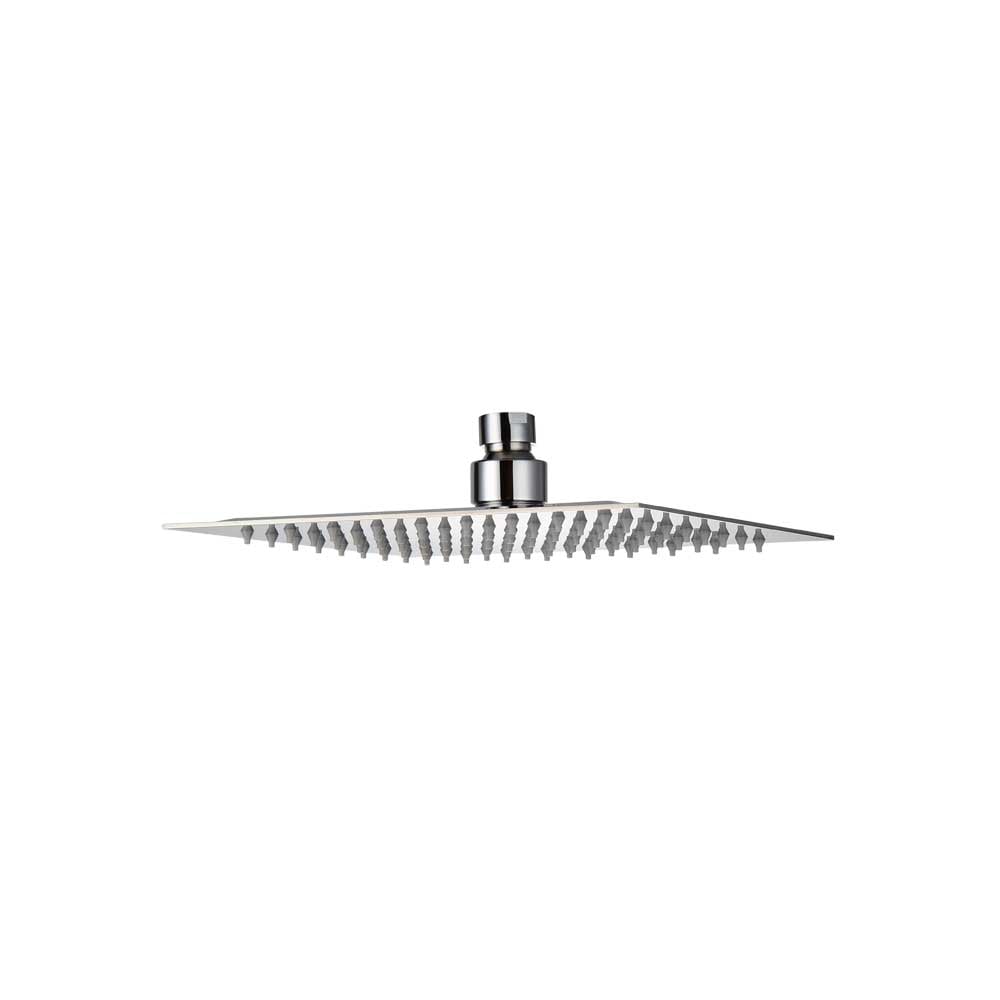 SOFFIONE DOCCIA SLIM H. 2 MM QUADRO IN ACCIAIO SUPER-MIRROR