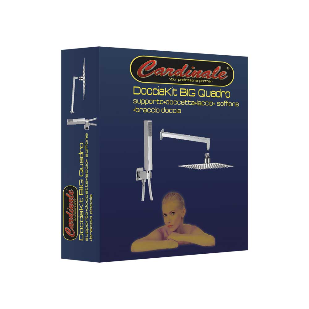 KIT DOCCIA BIG QUADRO CROMO