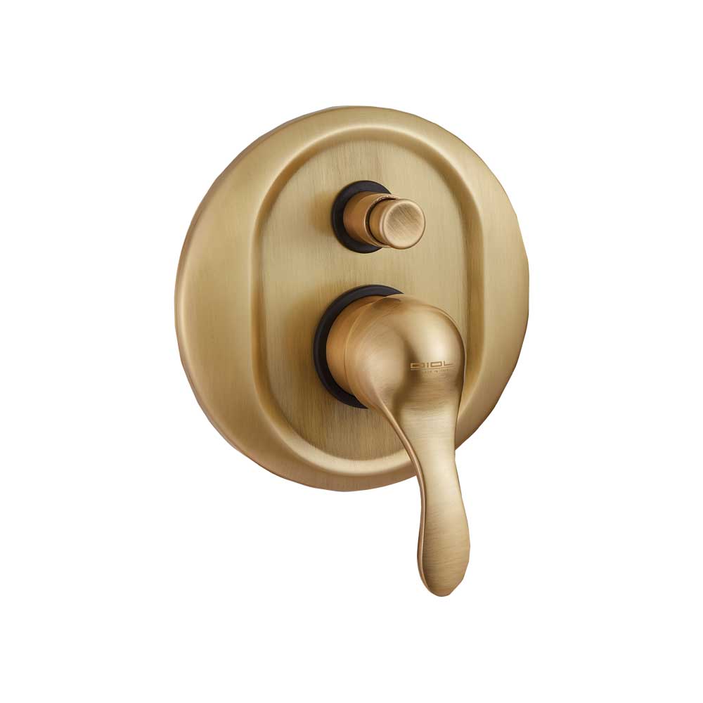 MISCELATORE DOCCIA INCASSO CON DEVIATORE ARCANA BRONZO