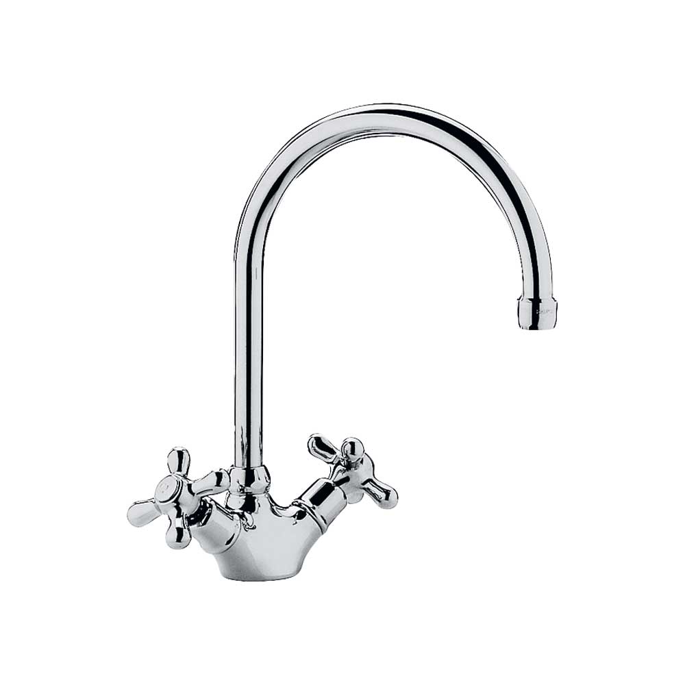 MISCELATORE LAVELLO MONOFORO CON CANNA AD OMBRELLO IRIS