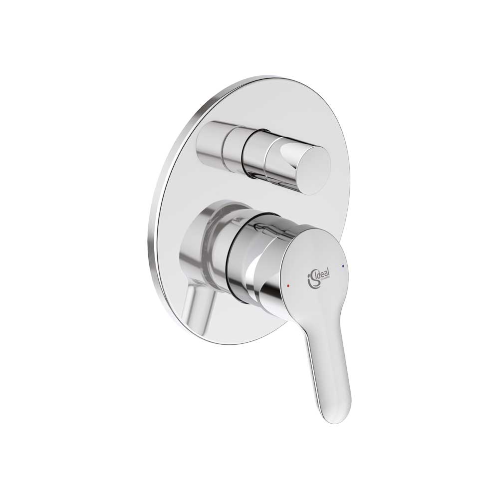 MISCELATORE INCASSO DOCCIA CON DEVIATORE ALPHA