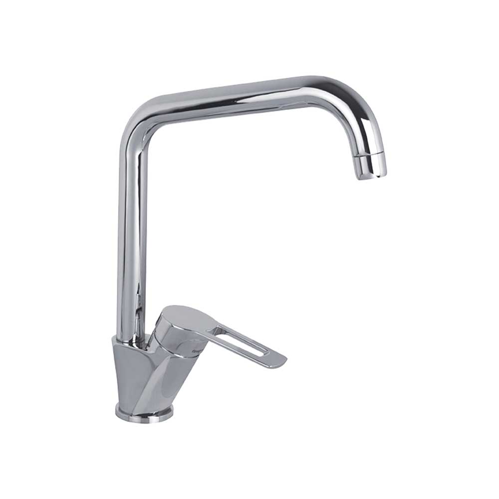 MISCELATORE LAVELLO SERIE 4 CANNA GIREVOLE CON LEVA APERTA