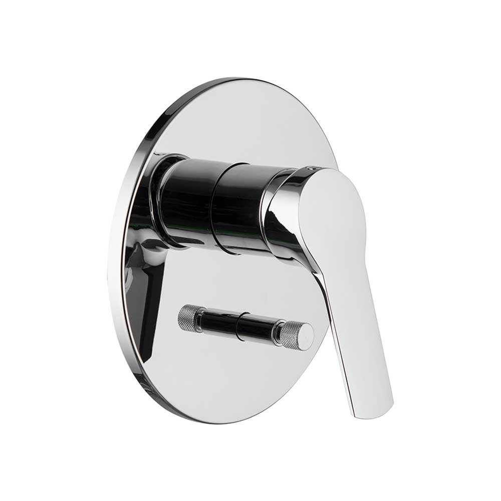 MISCELATORE DOCCIA INCASSO CON DEVIATORE SERIE 4 LEVA CHIUSA