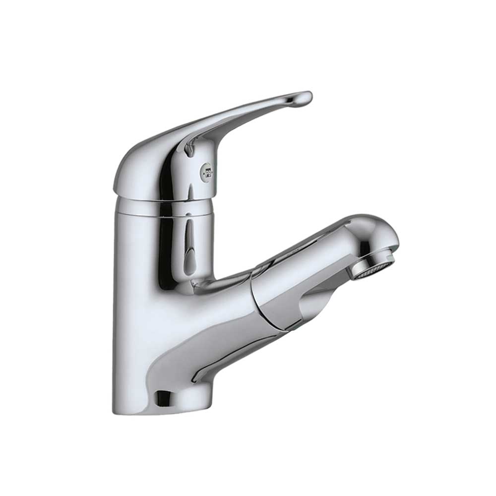 MISCELATORE LAVABO CON DOCCETTA ESTRAIBILE