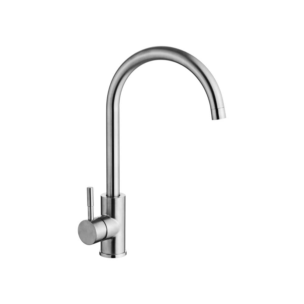 MISCELATORE LAVELLO IN ACCIAIO INOX A BOCCA ALTA