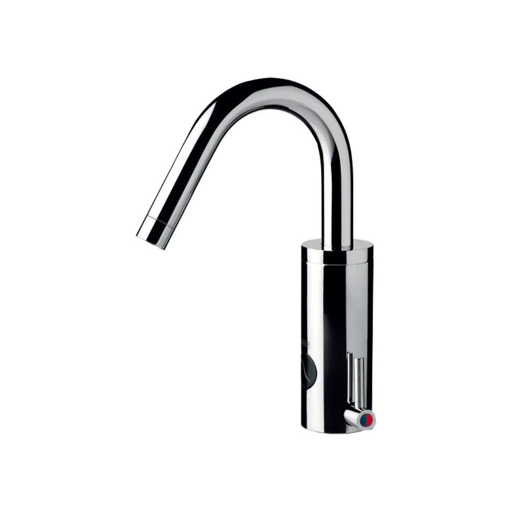 MISCELATORE A FOTOCELLULA PER LAVABO CON CANNA ALTA ARCO PLUS