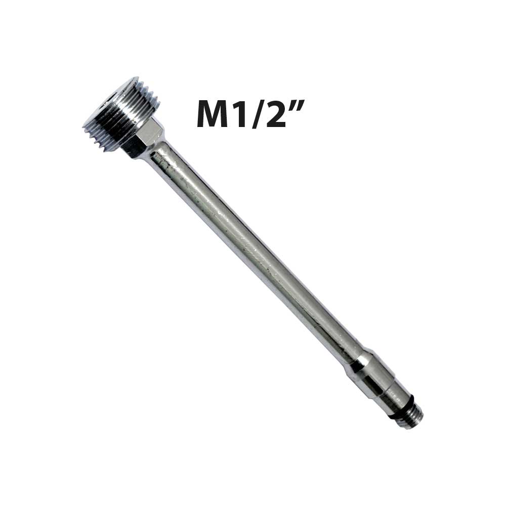 PROLUNGA PER TUBETTO RAME CROMO 1/2"M
