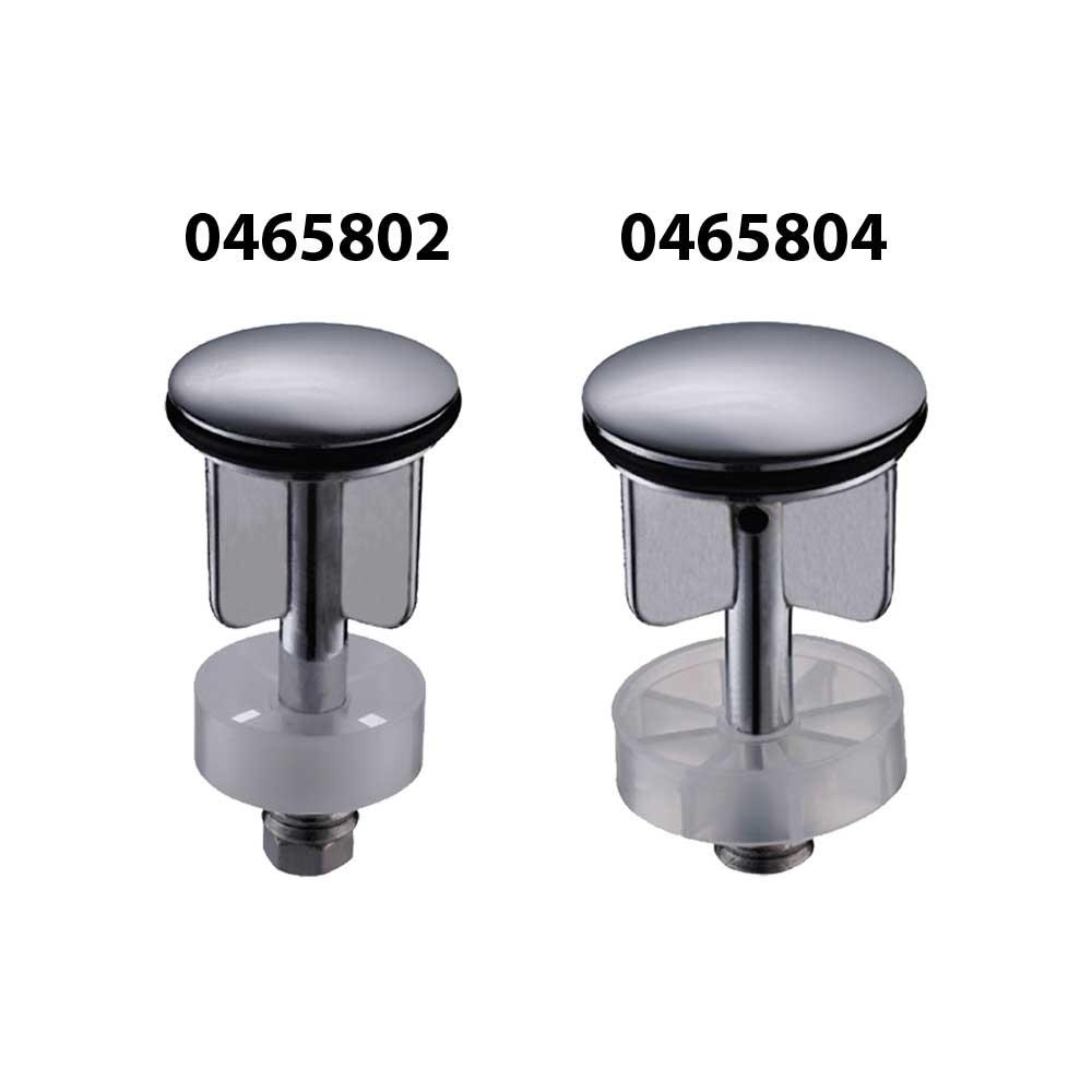 TAPPO SALTERELLO PER LAVABO E BIDET CON CESTELLO IN METALLO