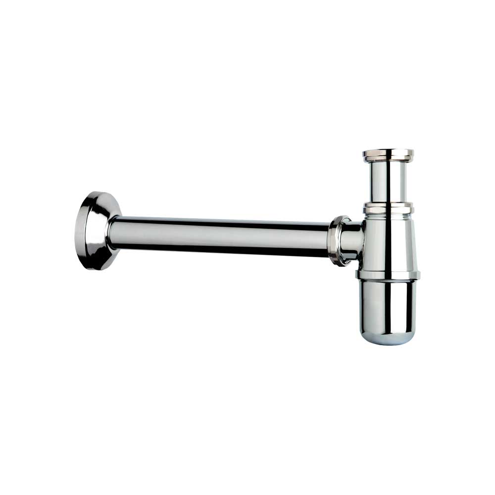 SIFONE PER LAVABO E BIDET A BOTTIGLIA IN OTTONE EUROPA TEA