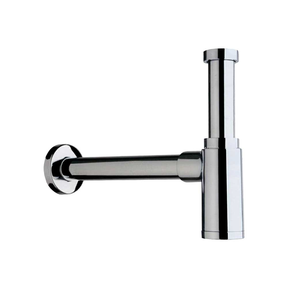SIFONE D'ARREDO TONDO PER LAVABO MAOMAO TEA CROMATO