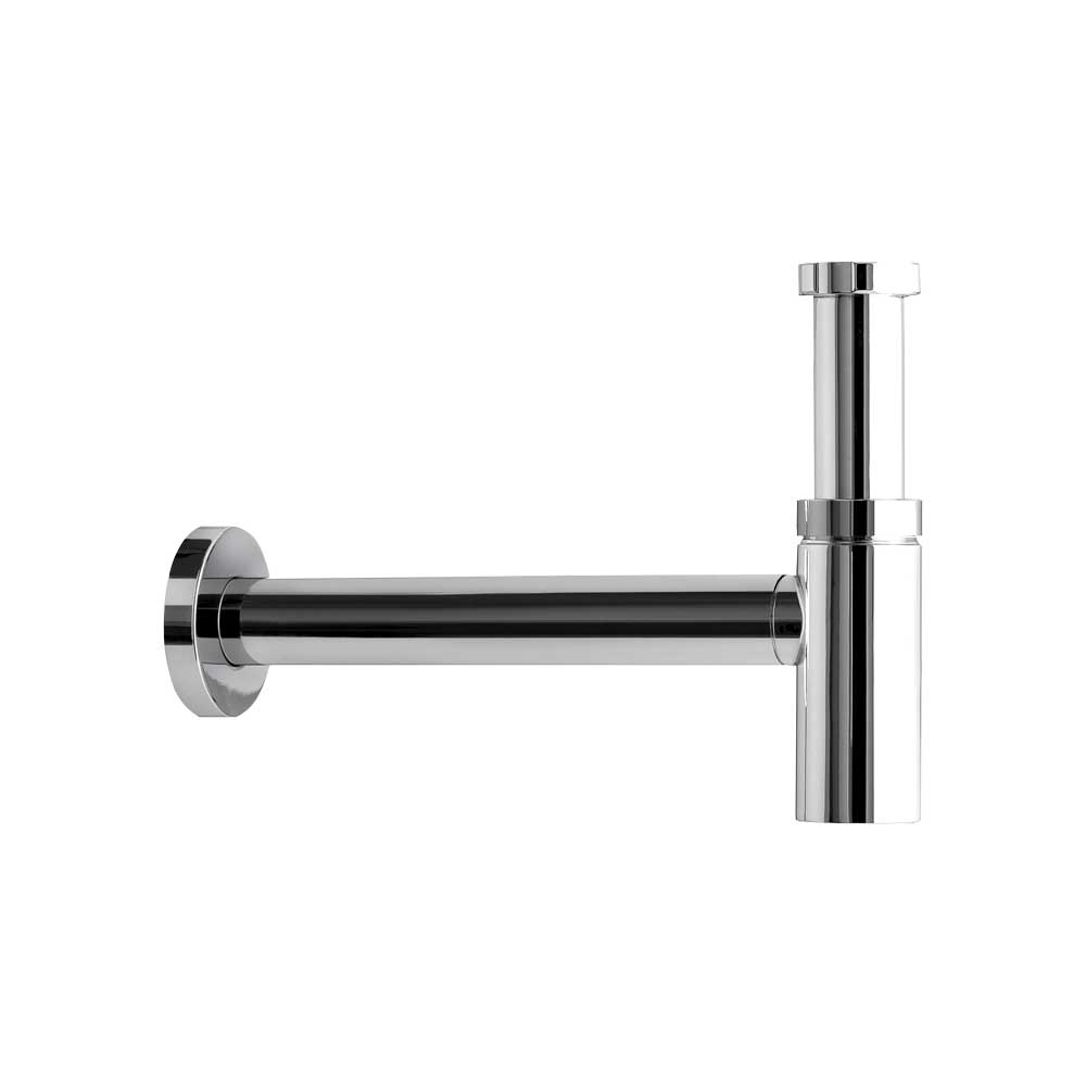 SIFONE D'ARREDO TONDO PER LAVABO JOLLY CROMATO