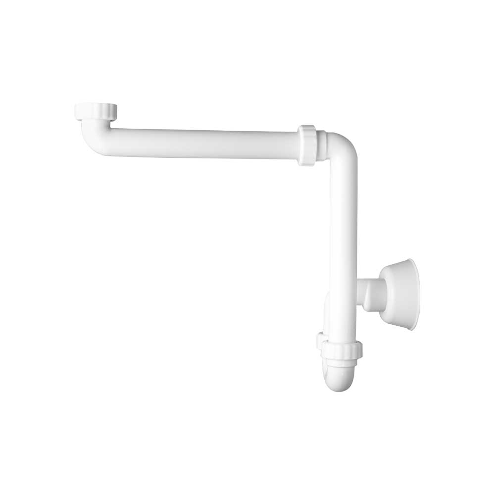 SIFONE SALVASPAZIO PER LAVABO AD 1 VIA OMP