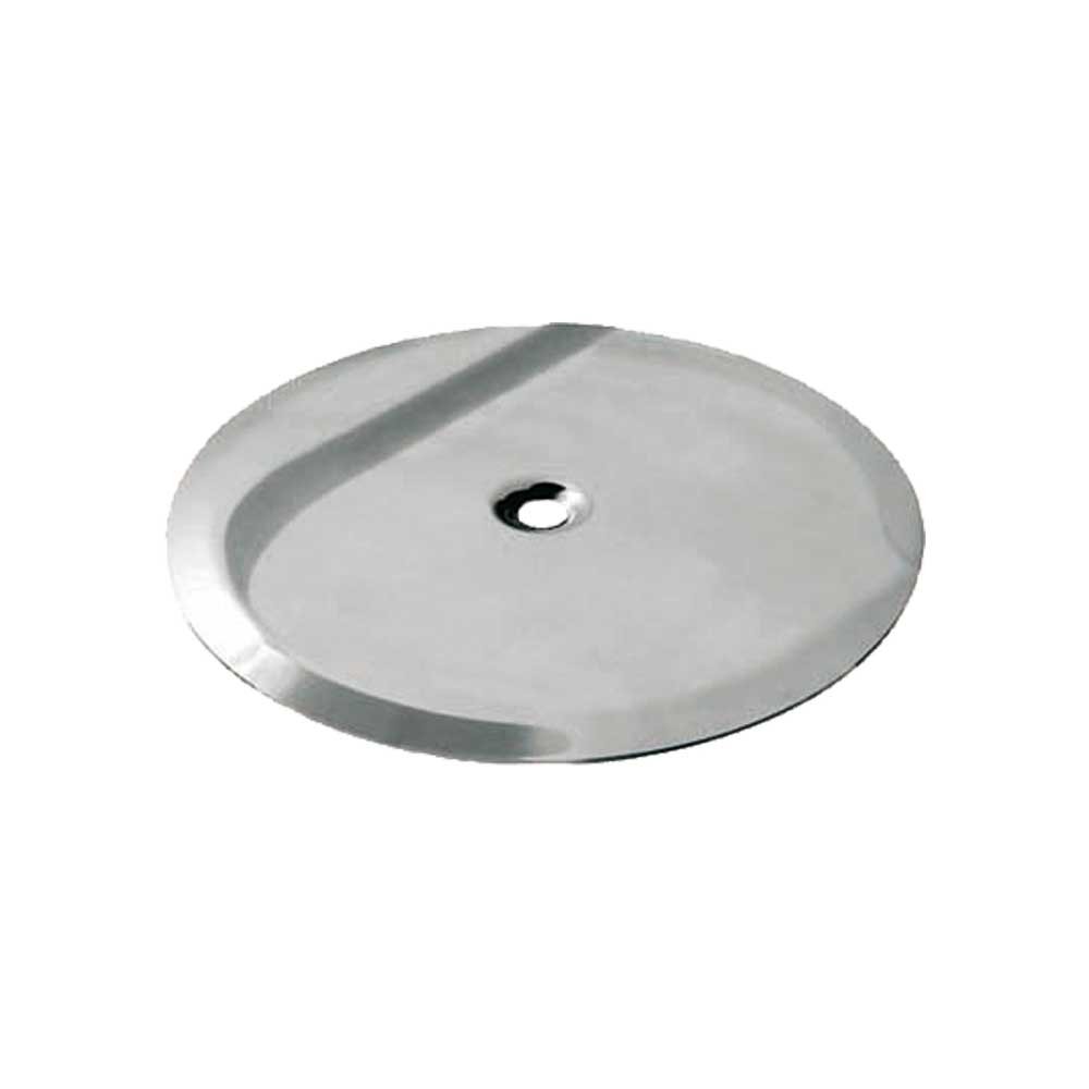 PIATTELLO COPRISIFONE A PAVIMENTO INOX