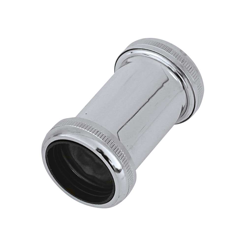 MANICOTTO PER CANOTTI M/M IN OTTONE CROMATO + 2 GHIERE