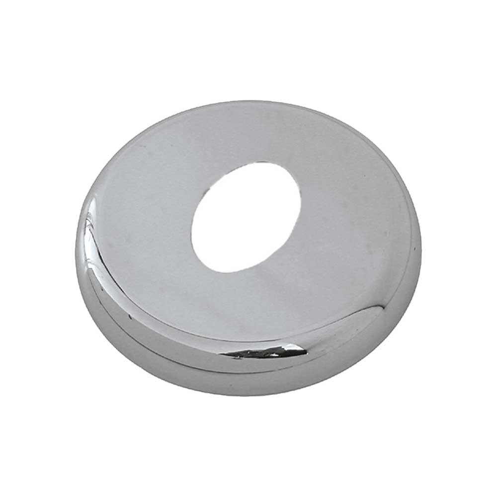 ROSONE CON FORO OVALE PER CURVA A 45° INOX
