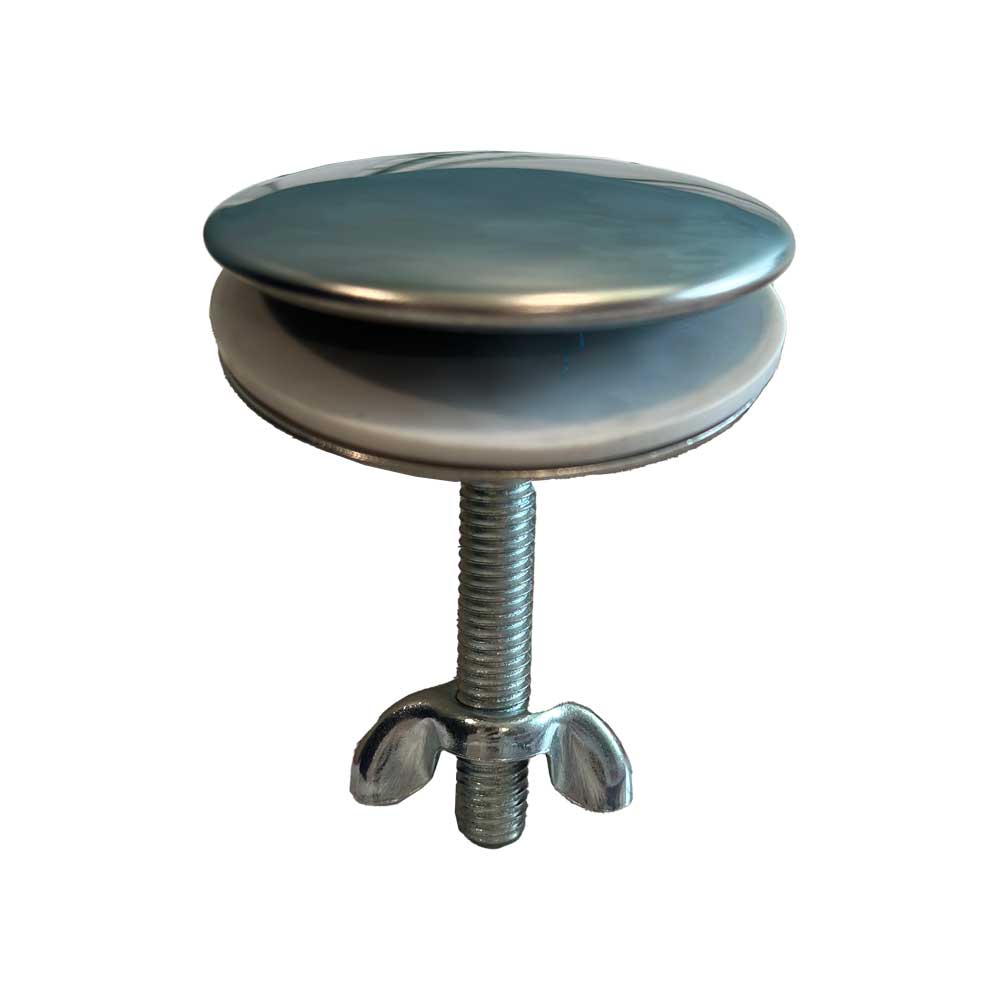 TAPPO COPRIFORO IN ACCIAIO INOX CROMATO