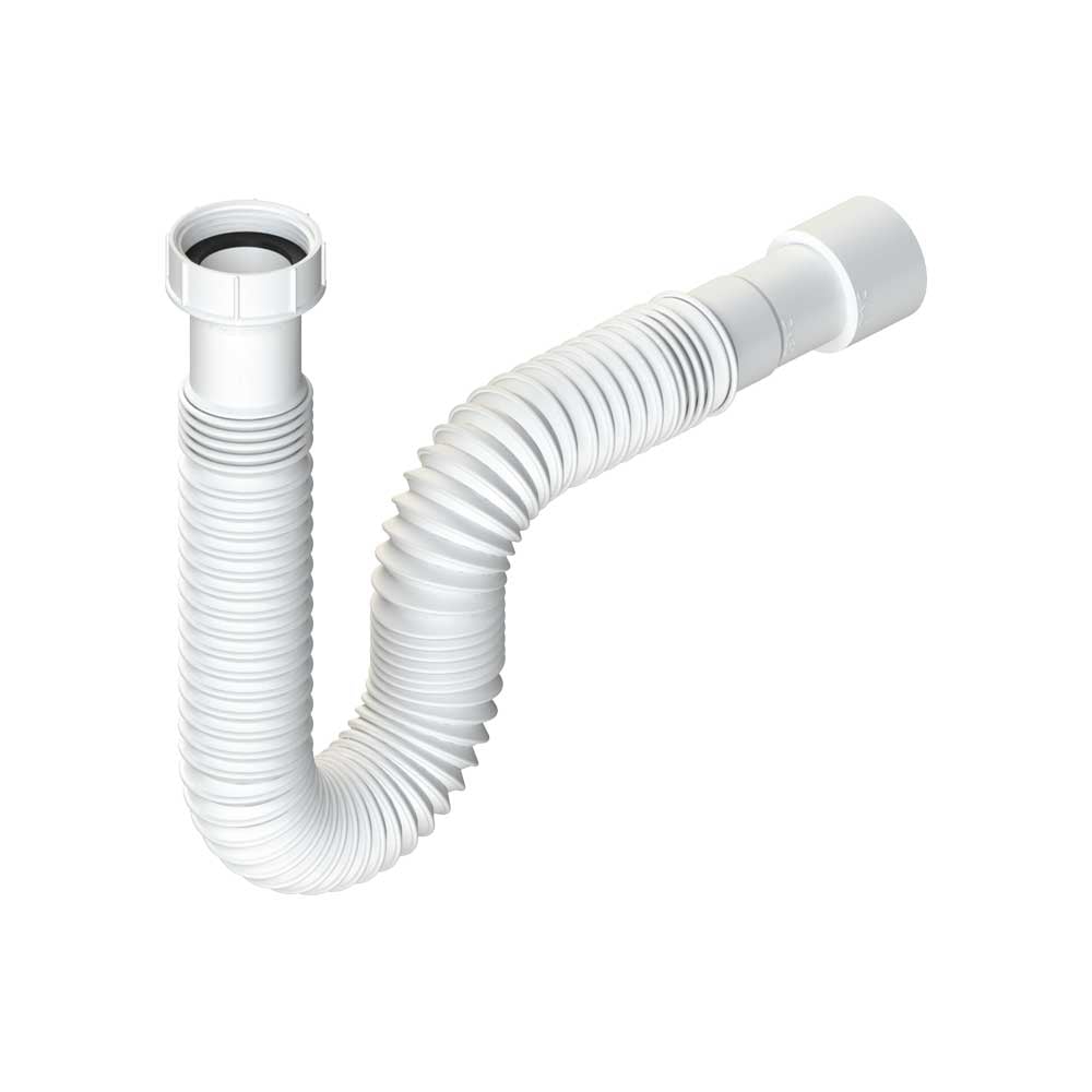 TUBO COMPRIMIBILE CON GHIERA IN PLASTICA 11/4