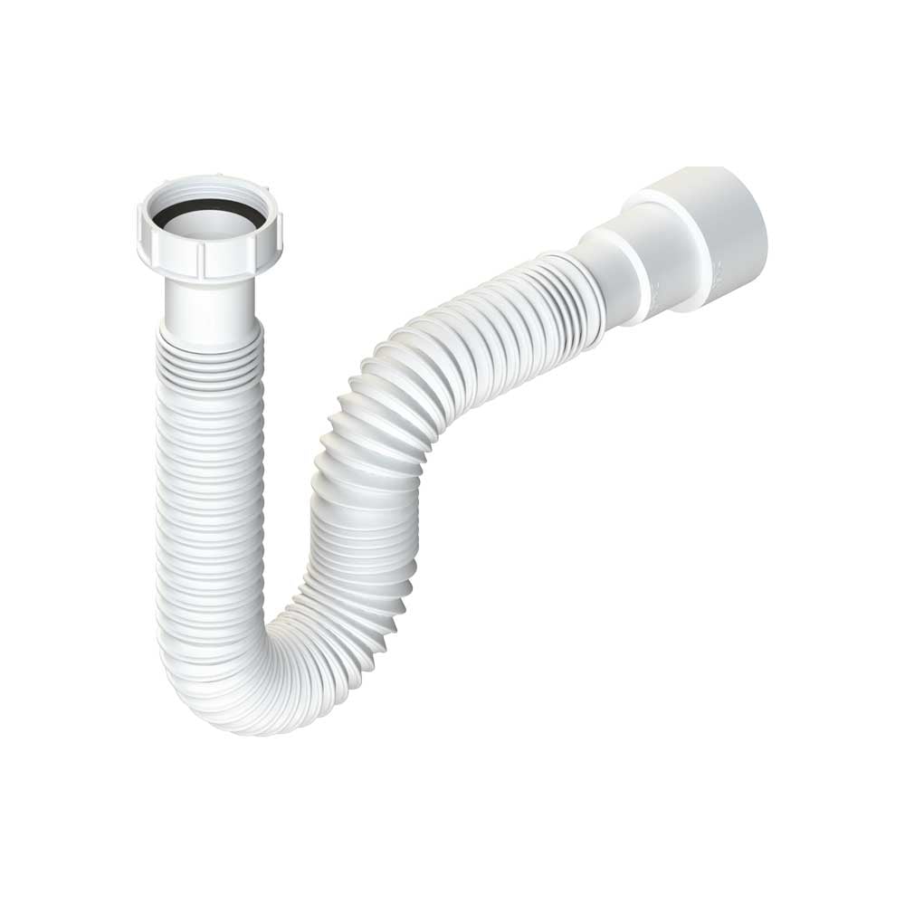TUBO COMPRIMIBILE CON GHIERA IN PLASTICA 11/2 PLUS