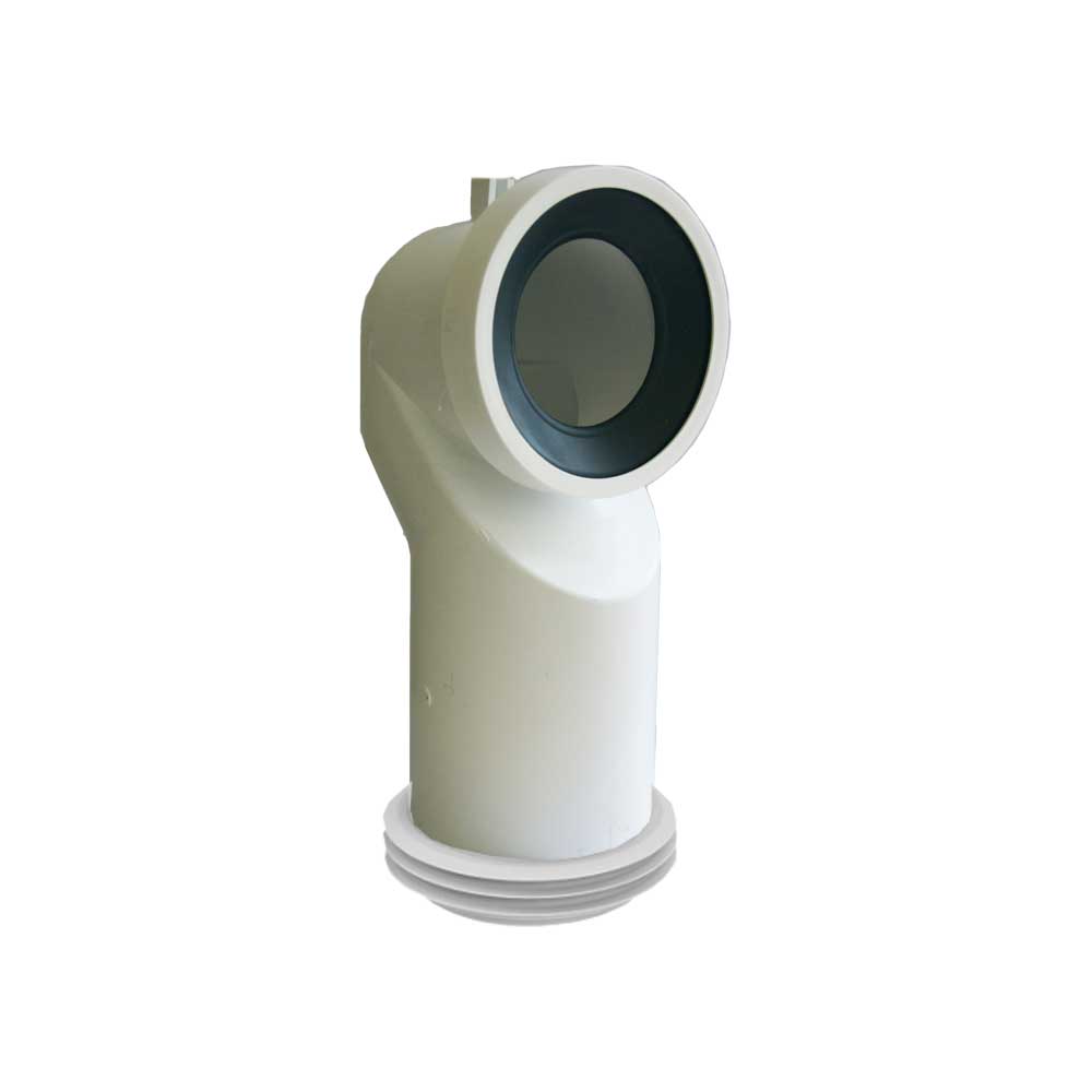 CURVA TECNICA PER WC SCARICO UNIVERSALE CON GUARNIZIONE