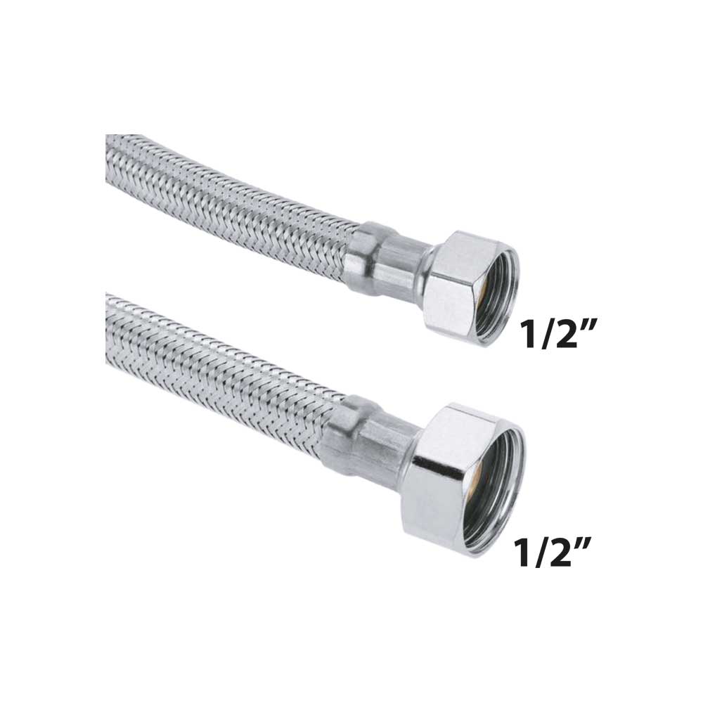 FLESSIBILE IN ACCIAIO INOX F1/2" X 1/2"F