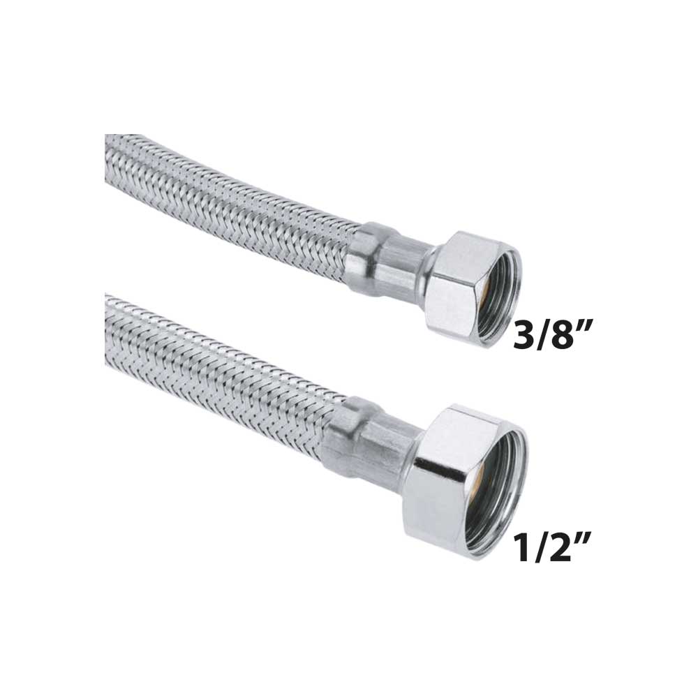 FLESSIBILE IN ACCIAIO INOX F1/2" X 3/8"F