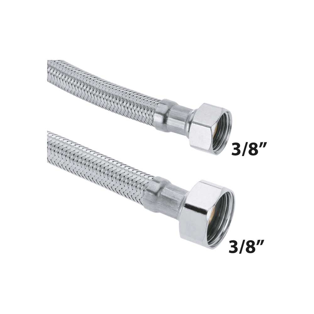FLESSIBILE IN ACCIAIO INOX F3/8 X 3/8F