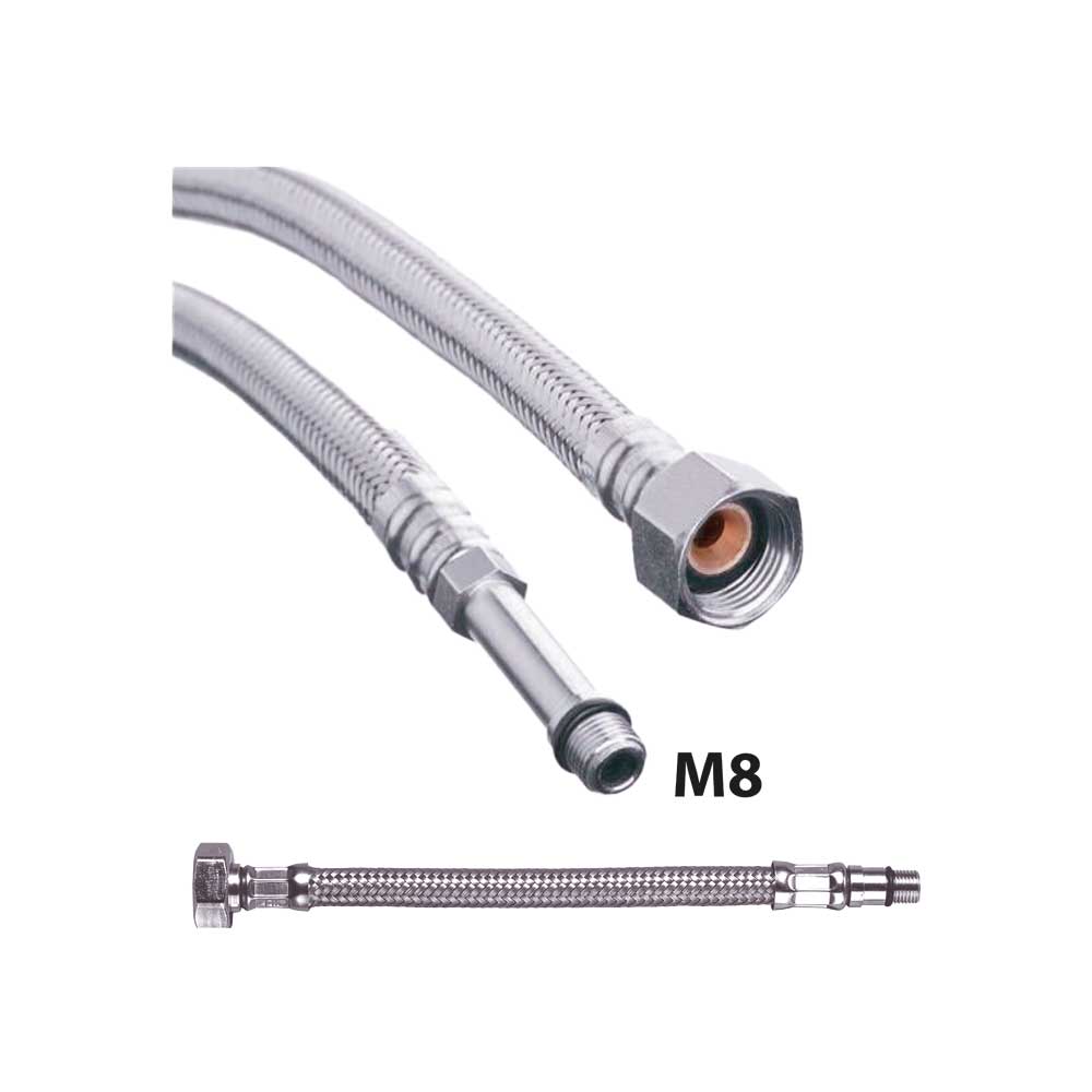 FLESSIBILE IN ACCIAIO INOX PER MONOCOMANDO DN6