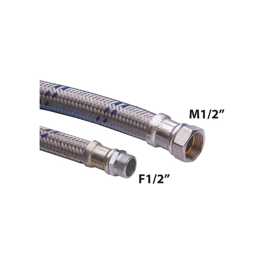 FLESSIBILE ANTIVIBRANTE M/F 1/2 IN ACCIAIO ZINCATO