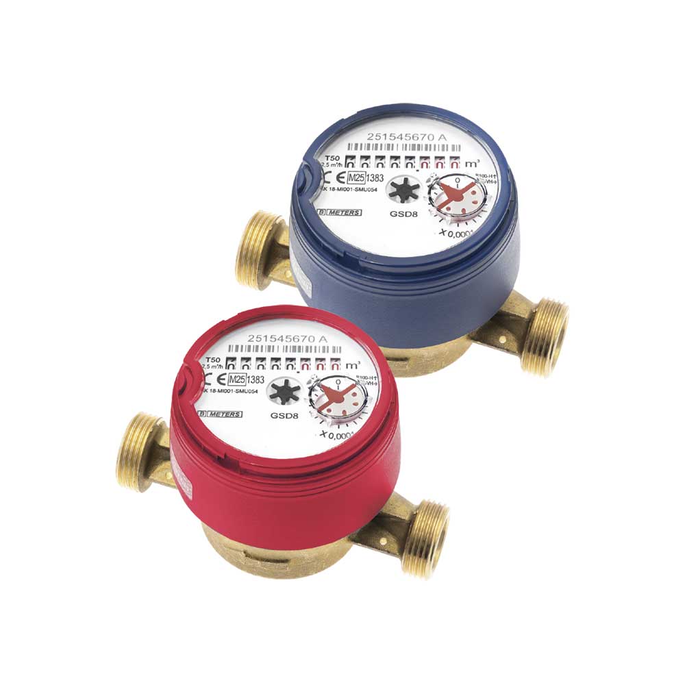 Contatore Acqua A Secco 8 Rulli Gsd8-I Predisposto Per Moduli Induttivi