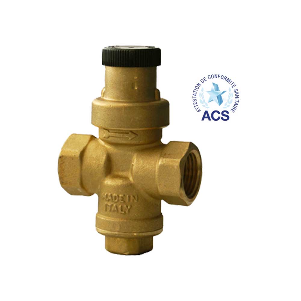RIDUTTORE DI PRESSIONE ACQUA A PISTONE MINIBRASS PN16