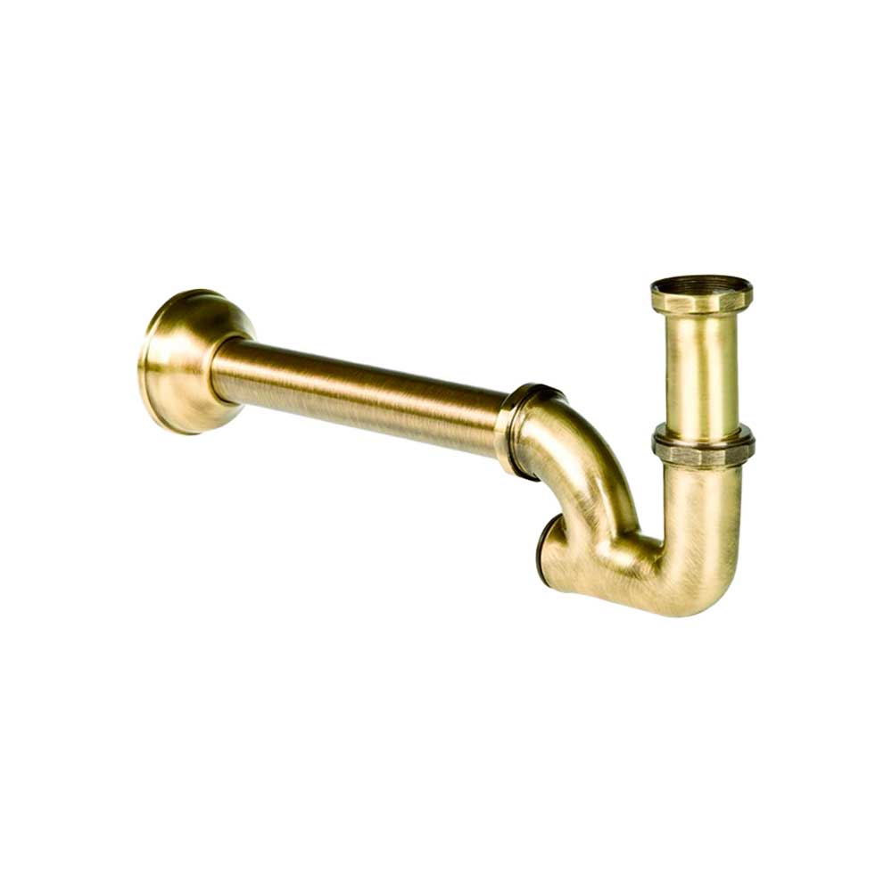 SIFONE PER LAVABO E BIDET CON ISPEZIONE POSTERIORE BRONZATO