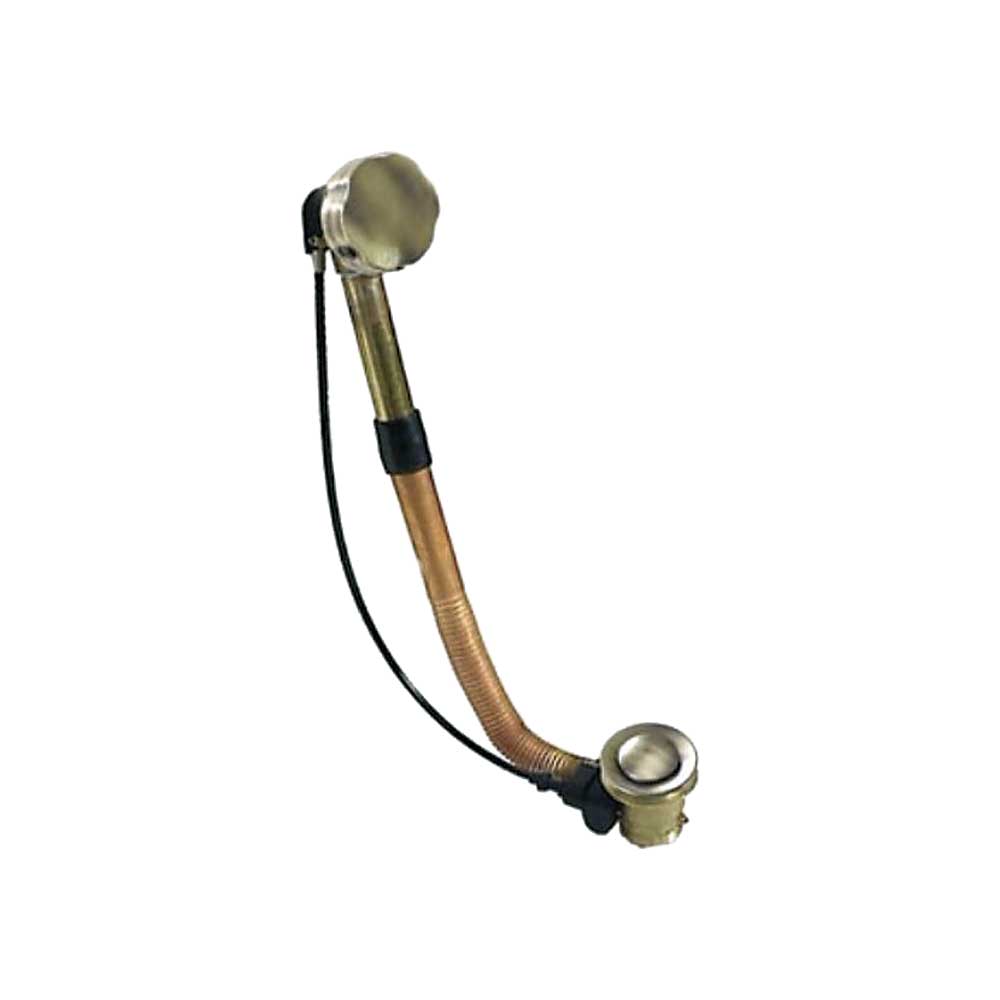 COLONNA DI SCARICO VASCA IN OTTONE BRONZATO