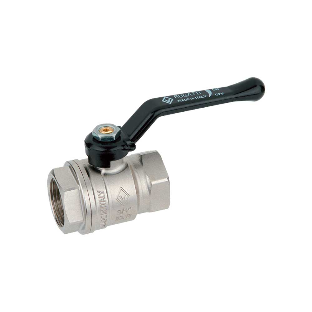 VALVOLA A SFERA PASSAGGIO TOTALE F/F LEVA ALLUMINIO BUGATTI