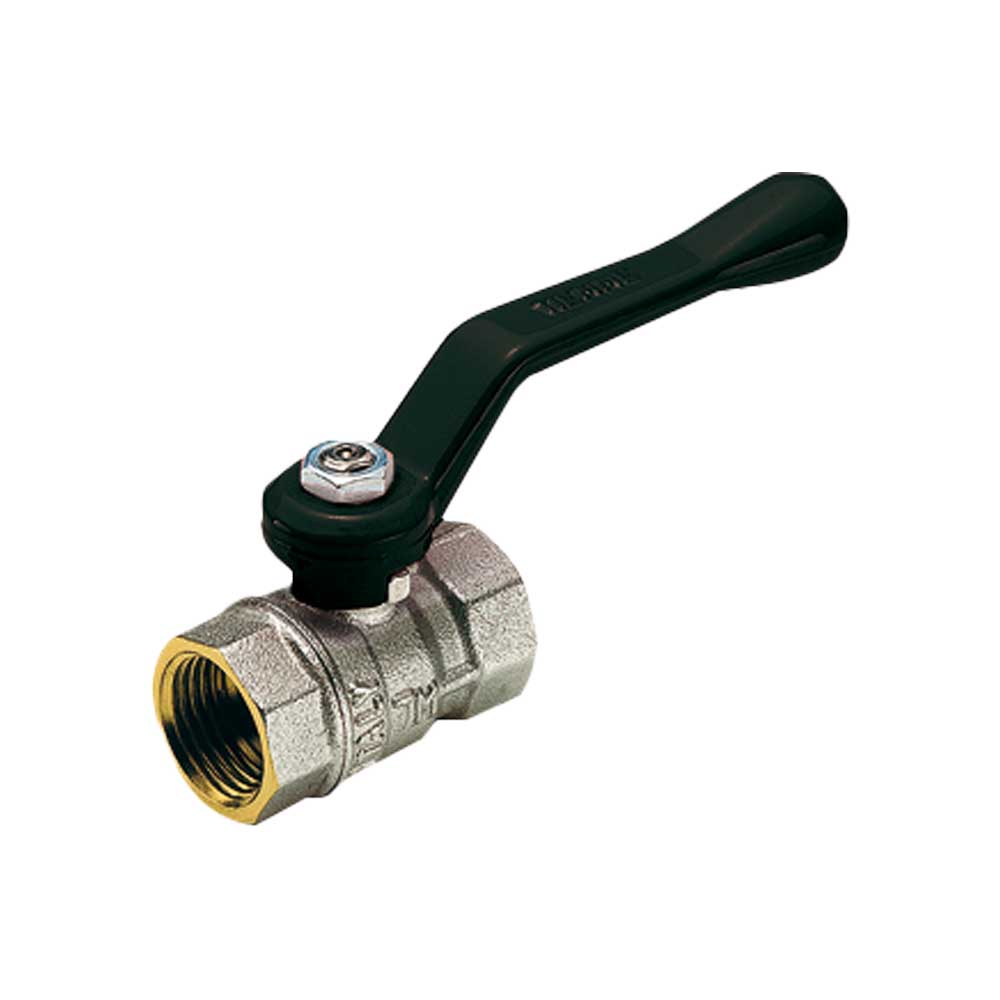 VALVOLA A SFERA PASSAGGIO STANDARD F/F LEVA ALLUMINIO TIEMME
