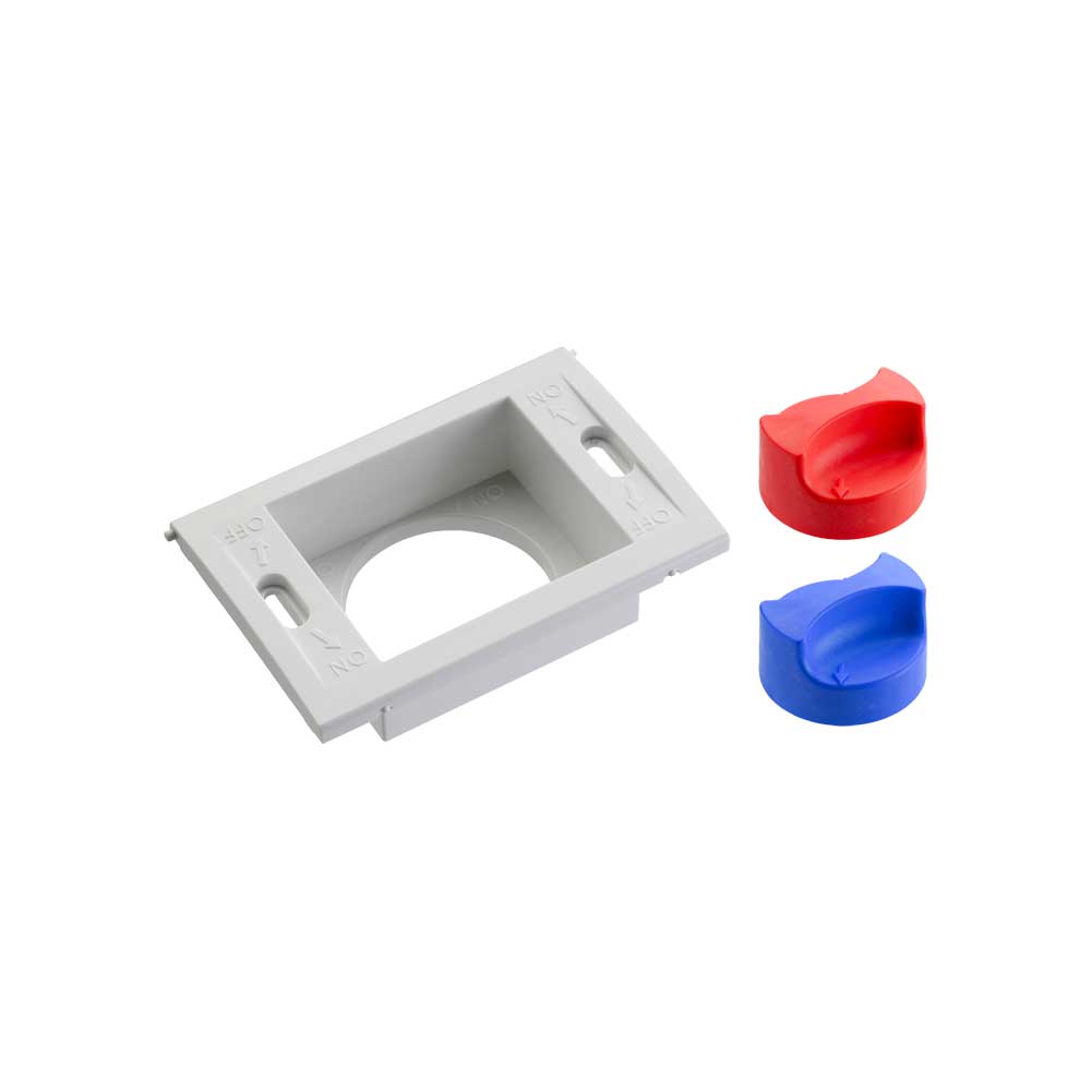 KIT DI SUPPORTO PORTINA CON MANOPOLE PER VALVOLA AD INCASSO WATER BOX 2.0  FIV