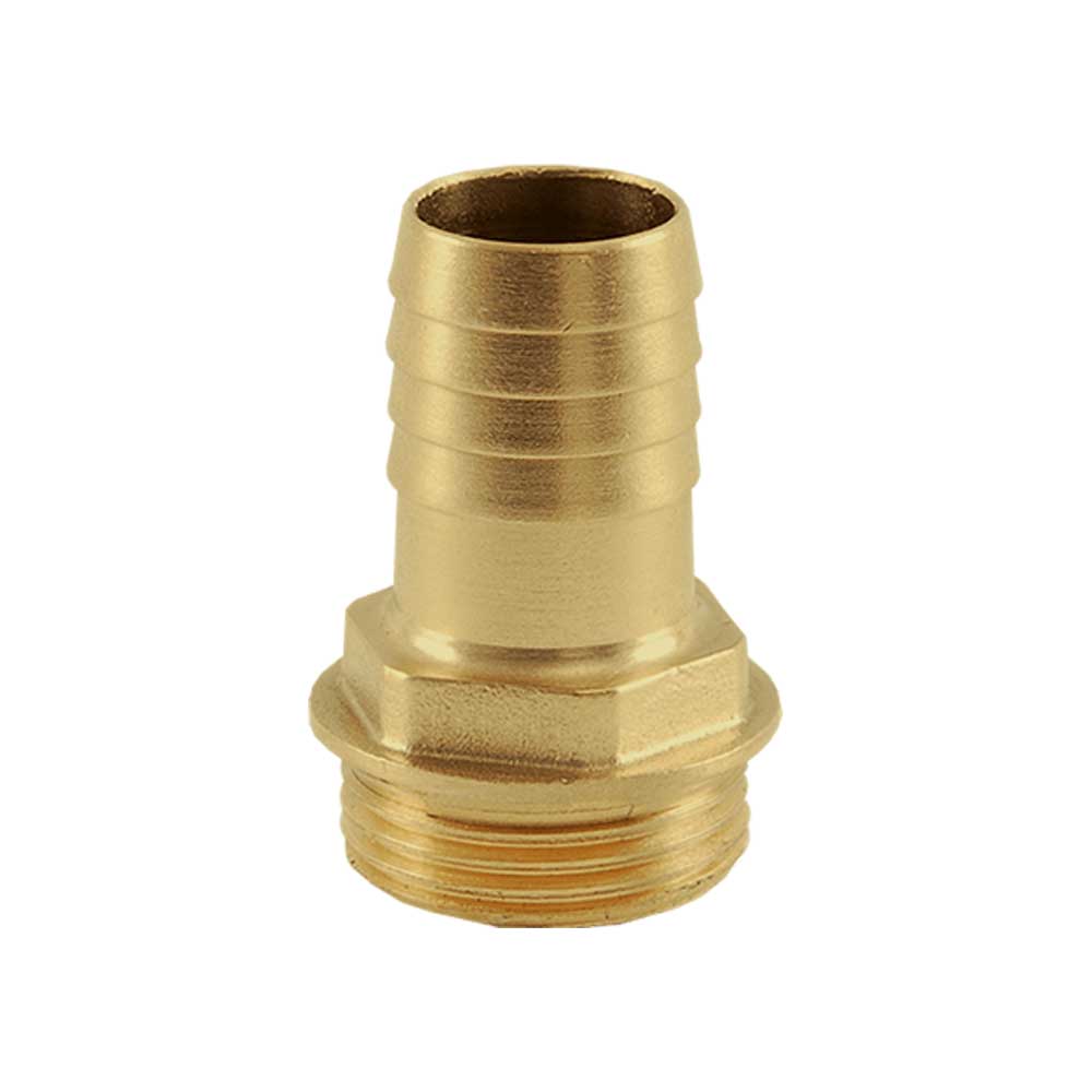 RACCORDO PORTAGOMMA MASCHIO IN OTTONE GIALLO ROMA
