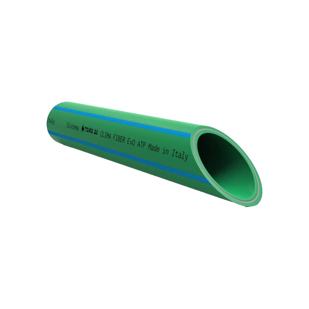 TUBO IN PPR CLIMA FIBER EVO IN BARRE DA 4 ML