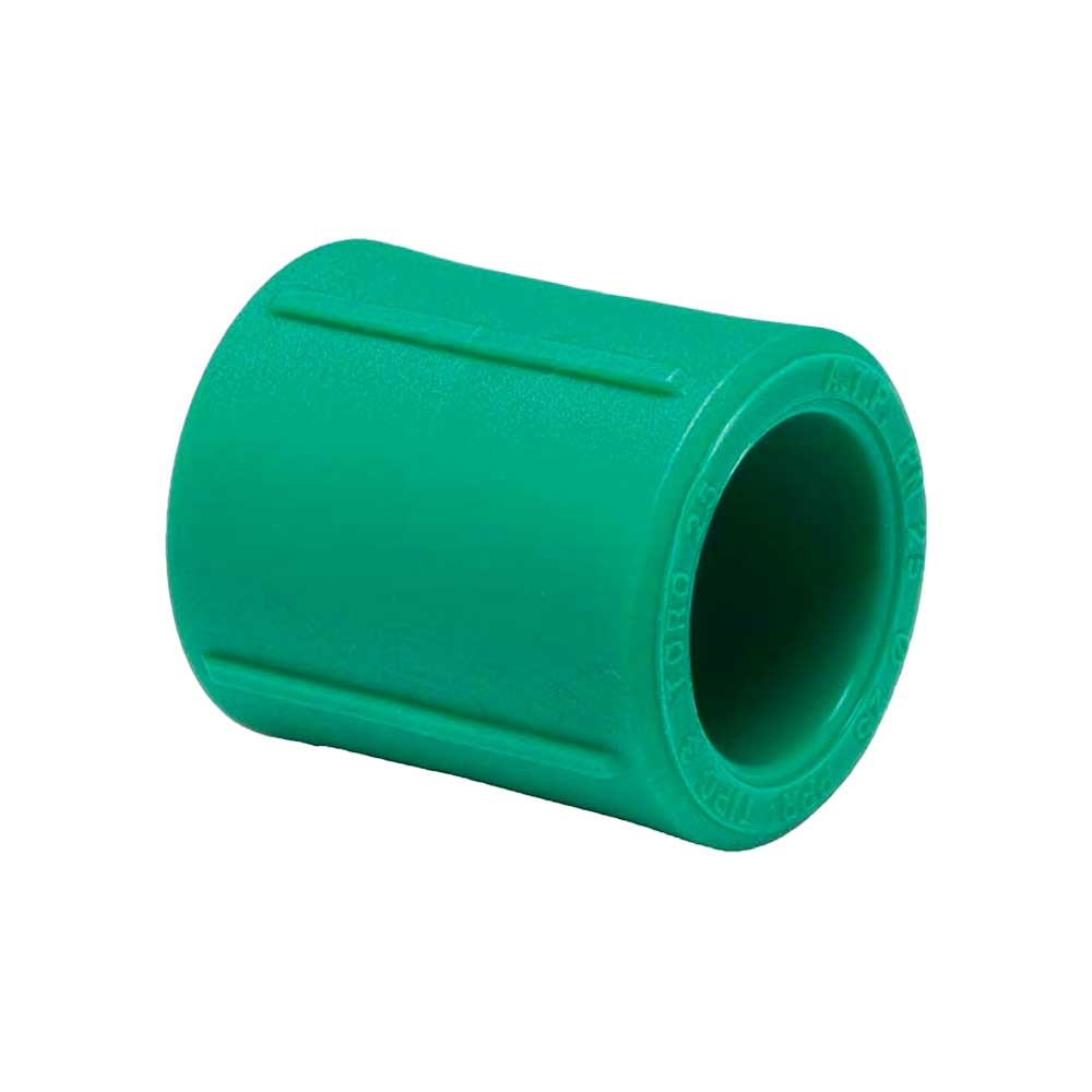 MANICOTTO DIRITTO FEMMINA/FEMMINA IN PPR VERDE PN25