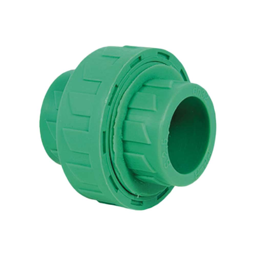 RACCORDO A TRE PEZZI PN10 IN PPR VERDE
